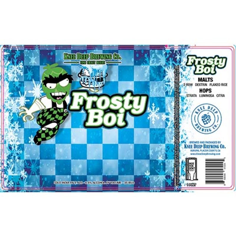Knee Deep Frosty Boi Cold IPA 16OZ SINGLE CAN
