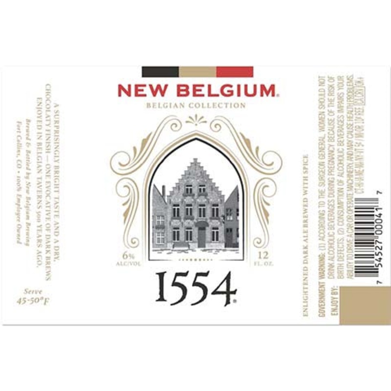 New Belgium 1554 Dark Ale 12OZ SINGLE CAN