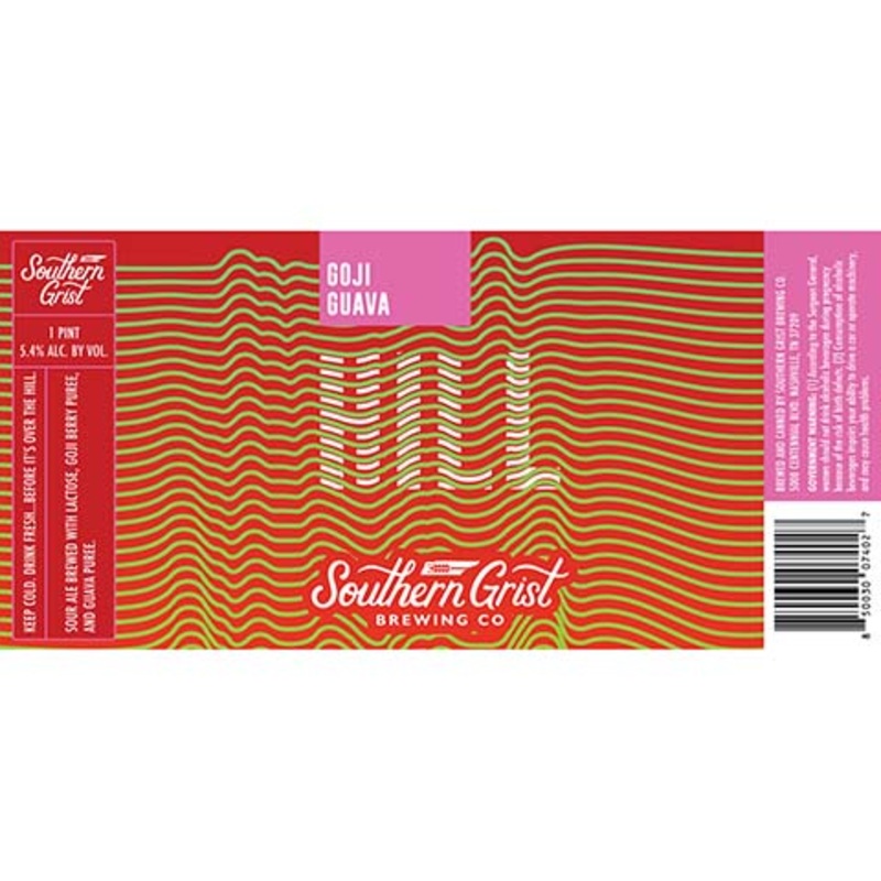 Southern Grist Goji Guava Hill Sour Ale 16OZ SINGLE CAN