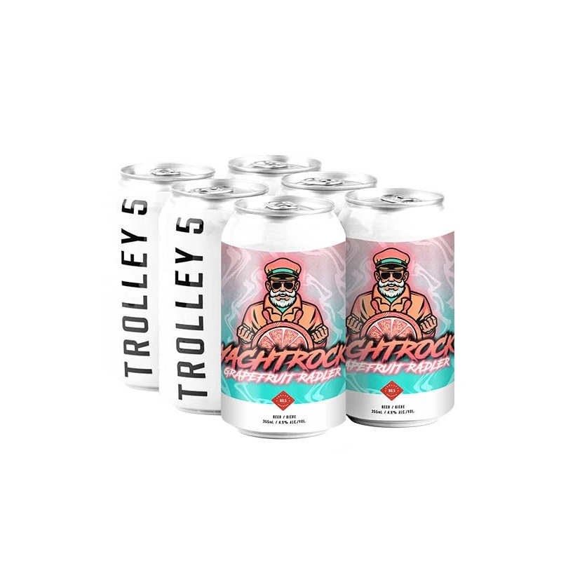 TROLLEY 5 YACHT ROCK GRAPEFRUIT RADLER 355ML 6PK CAN @ Windermere [1047670] 2130 ml