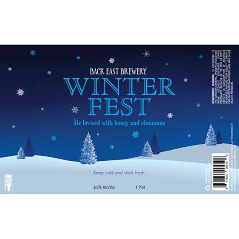 Back East Winter Fest Ale 16OZ SINGLE CAN