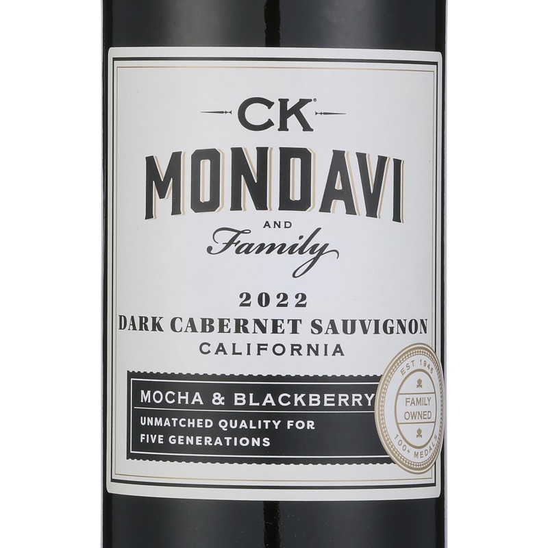 Ck Mondavi Cabernet Sauvignon Dark California 750ML 750ML