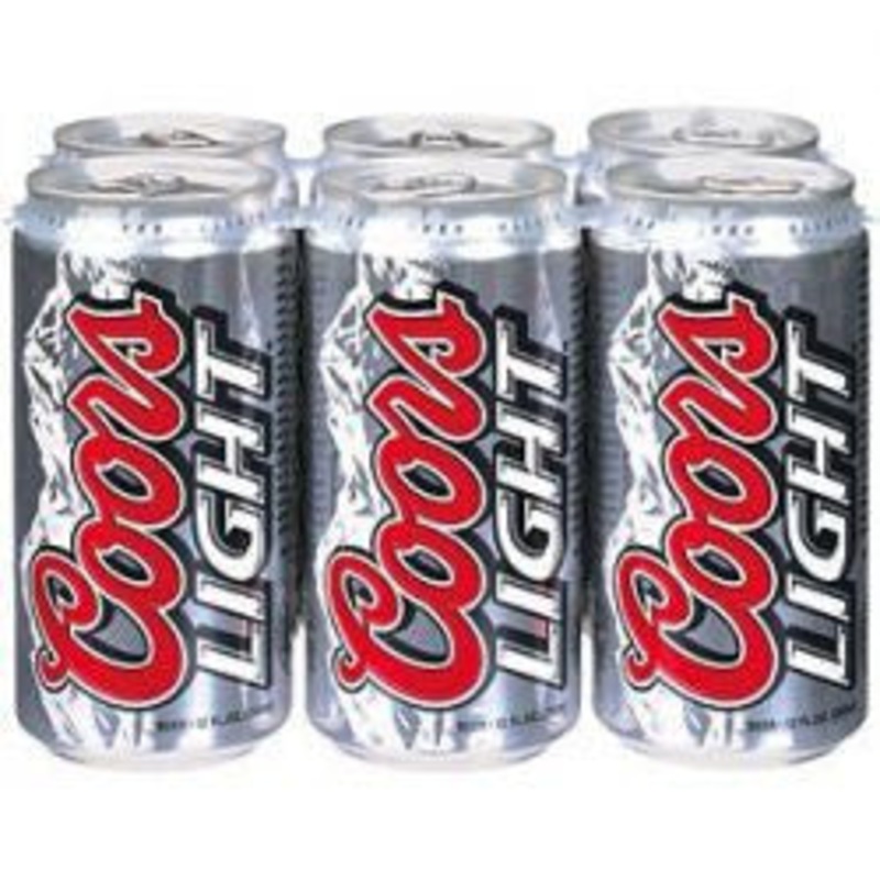 Coors Light 16 Oz Cans 6Pk