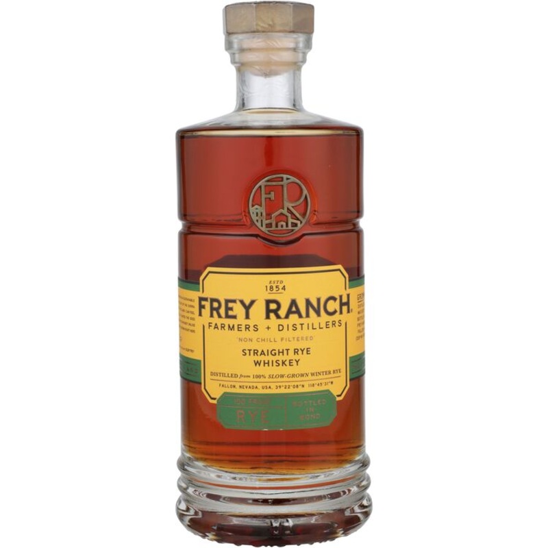 FREY RANCH RYE WHISKEY BOTTLED IN BOND 5 YR 100 750ML 750ML