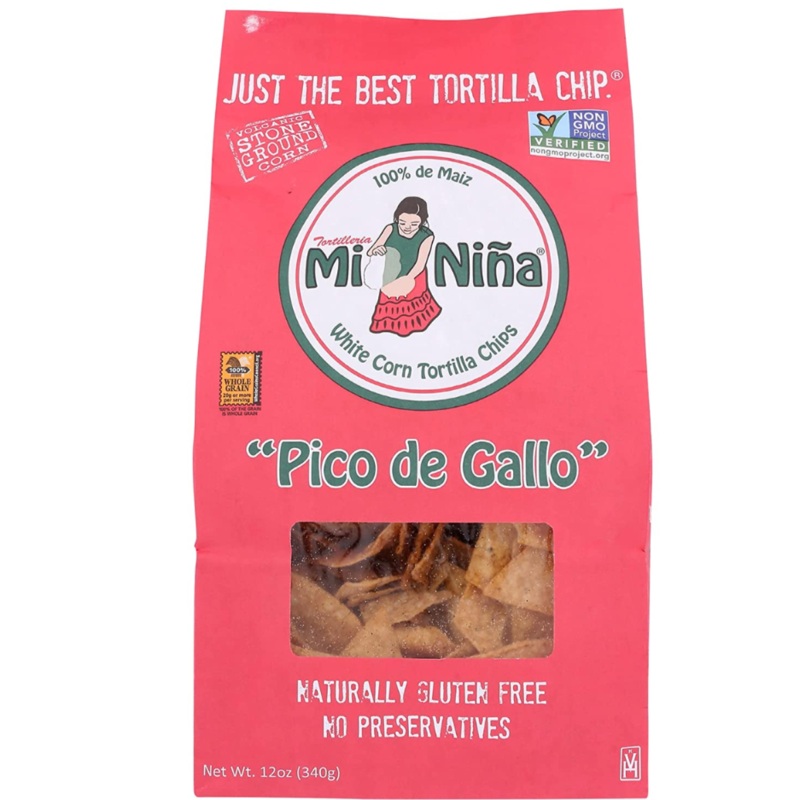 Mi Nia Corn Tortilla Chip -Pico de Gallo