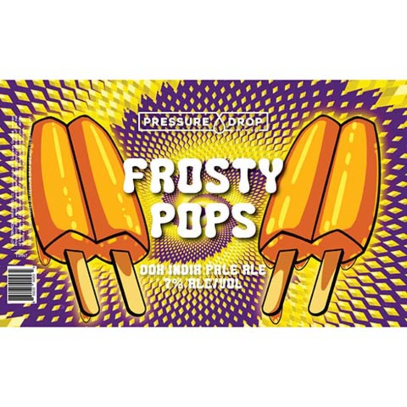 Pressure Drop Frosty Pops DDH IPA 16OZ SINGLE CAN