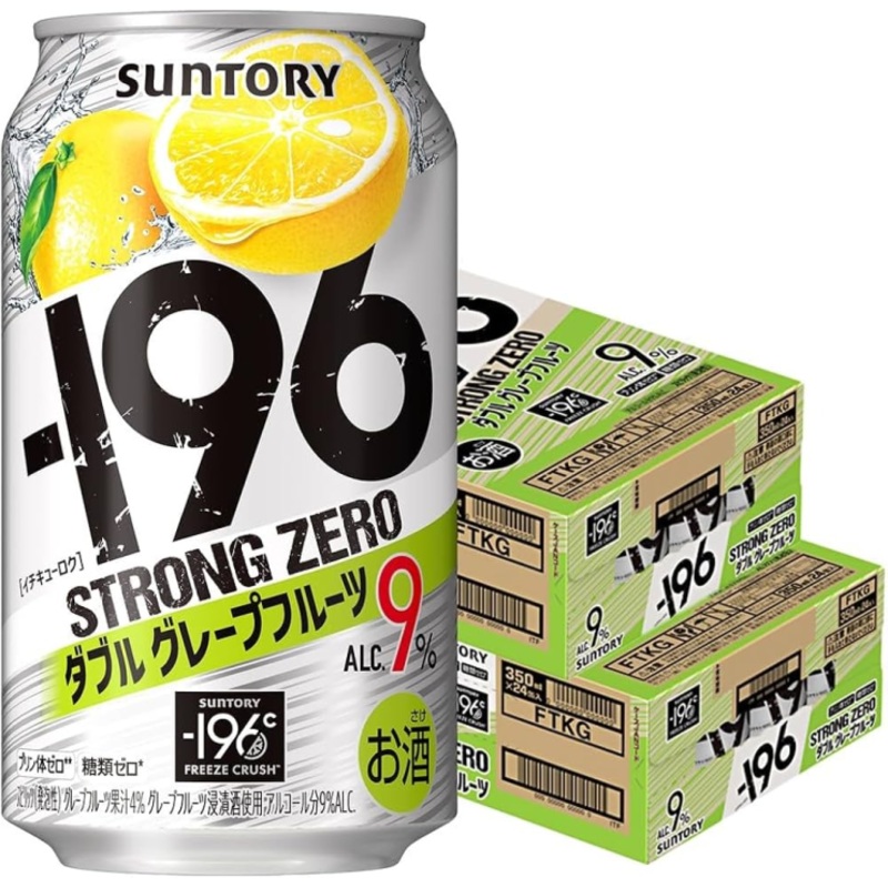 Strong Zero Double Grapefruit 350ml x48 (2 Cases)