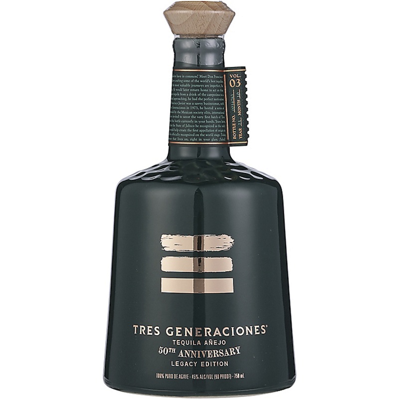 TRES GENERACIONES TEQUILA ANEJO 50TH ANNIVERSARY LEGACY EDITION 90 750ML 750ML