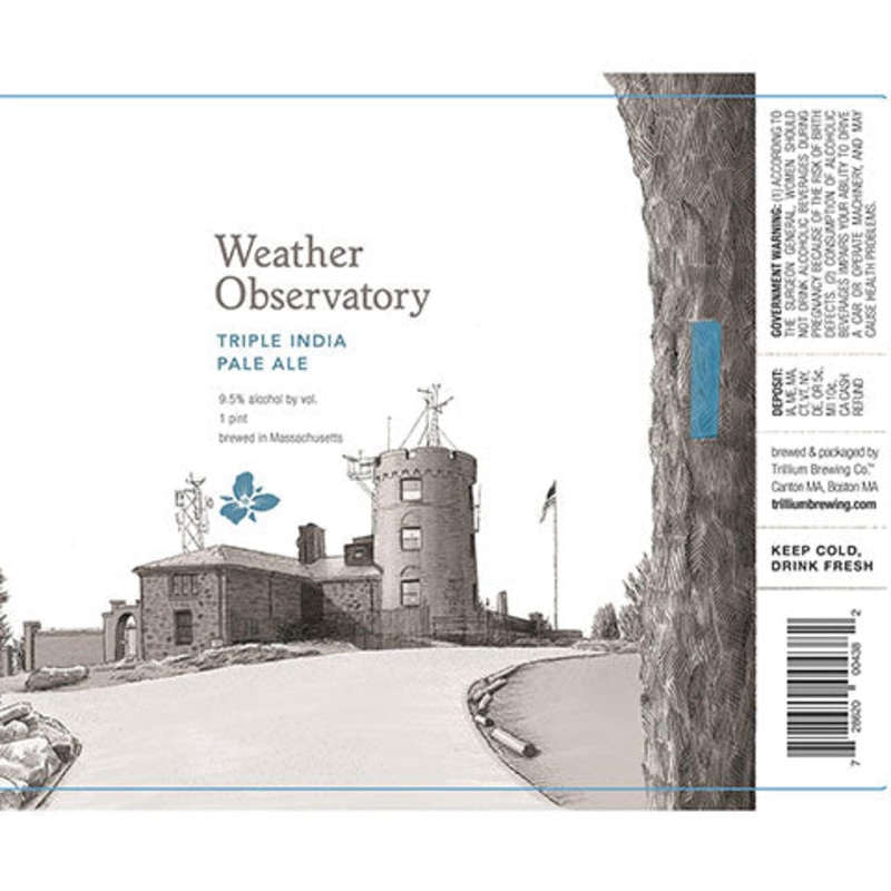 Trillium Weather Observatory TIPA 16OZ SINGLE CAN