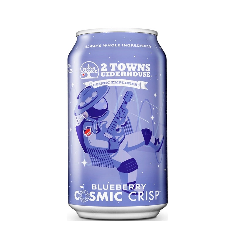 2 Towns Ciderhouse Blueberry Cosmic Crisp 6pk 12 fl oz Can