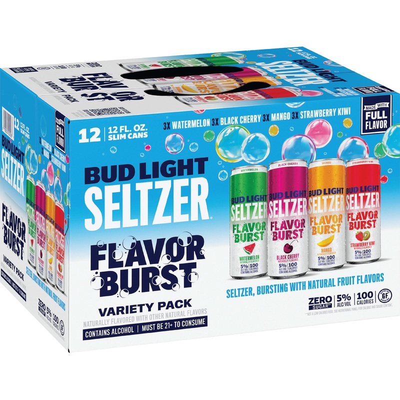 Bud Light Seltzer Blsb Burst Vp 2x 12 Pack (12 oz Cans)