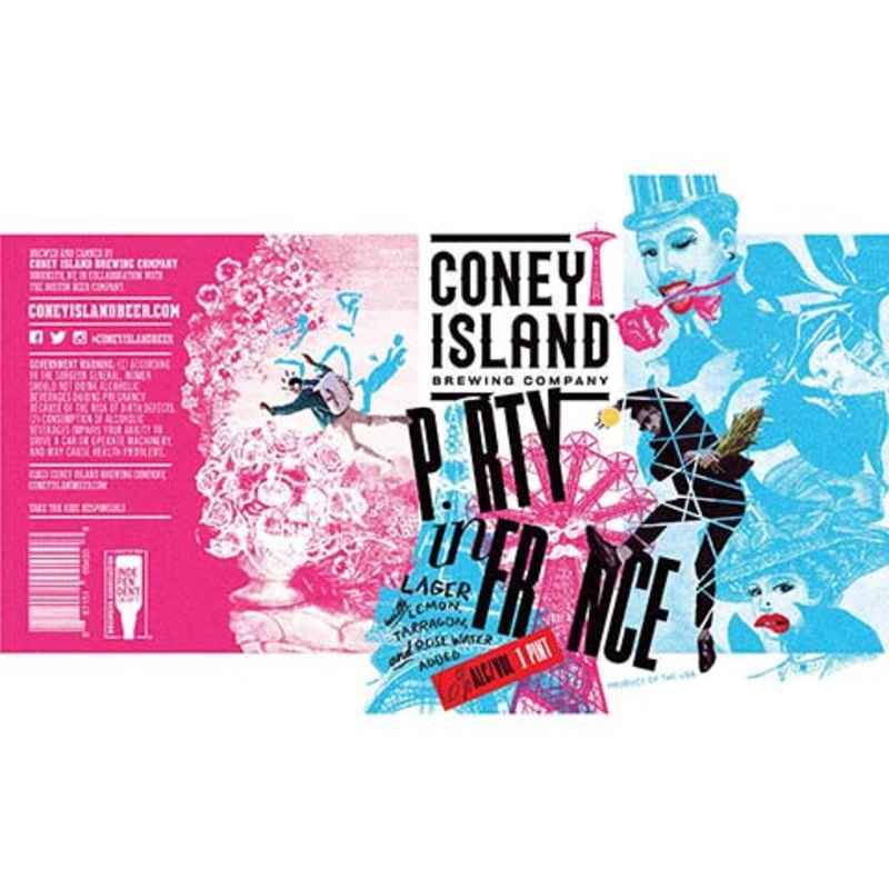 Coney Island Party in France Lager 16OZ SINGLE CAN