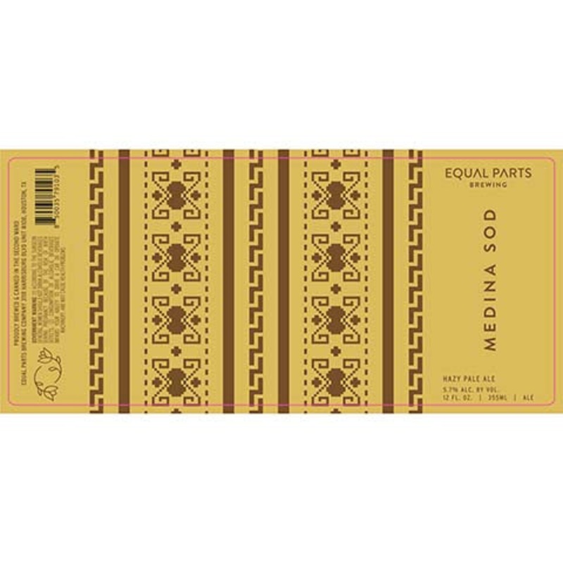 Equal Parts Medina Sod Hazy Pale Ale 12OZ SINGLE CAN