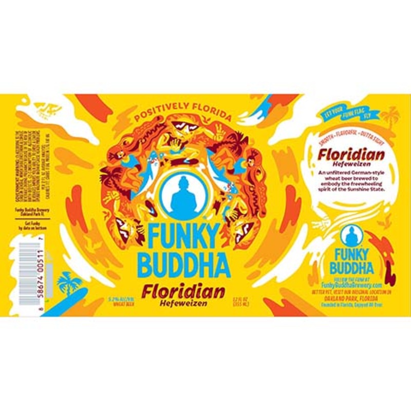 Funky Buddha Floridian Hefeweizen Ale 12OZ SINGLE CAN