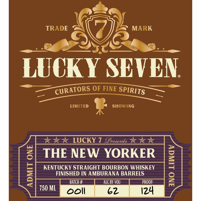 Lucky Seven The New Yorker Kentucky Straight Bourbon Whiskey
