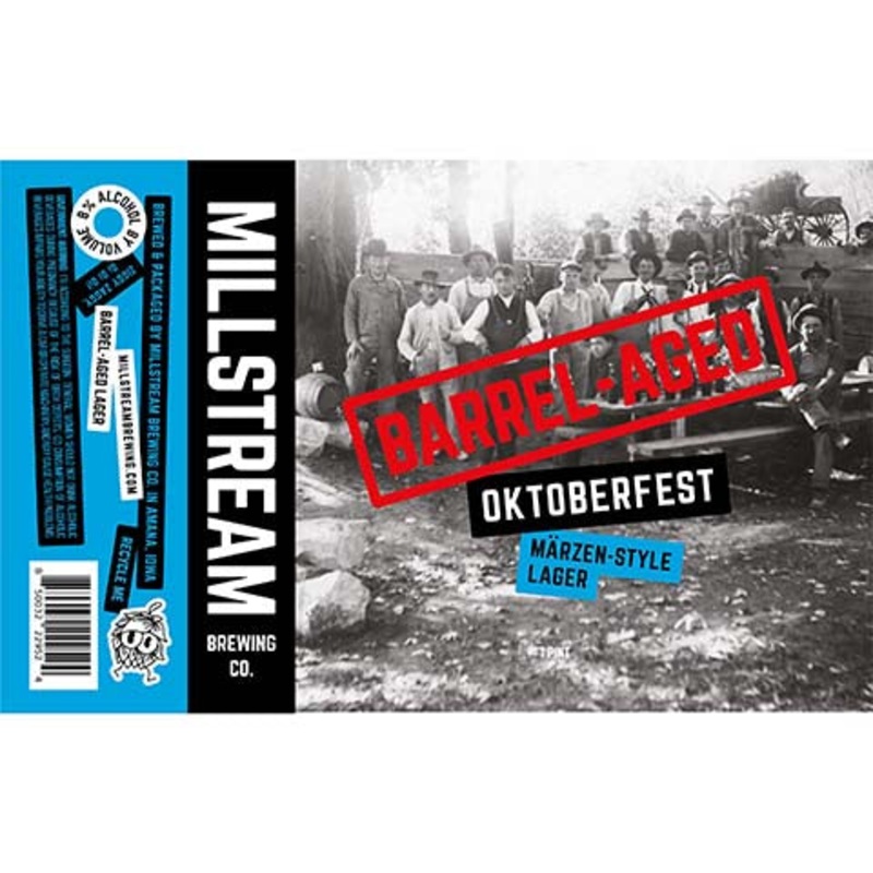 Millstream Barrel-Aged Oktoberfest Marzen Lager 16OZ SINGLE CAN