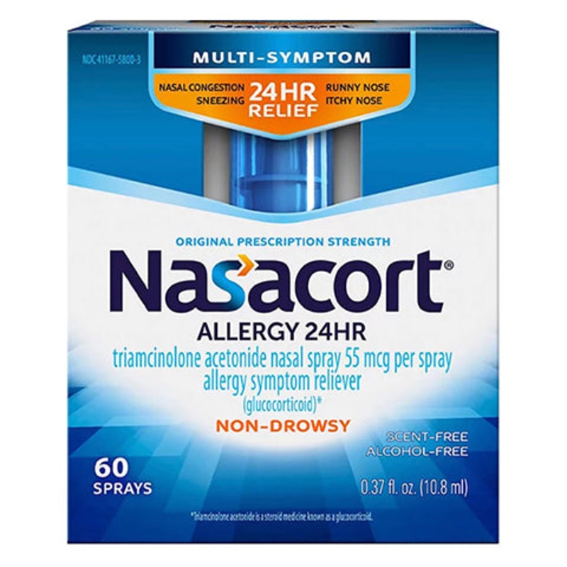 Nasacort Allergy 24HR Relief Nasal Spray 60 Sprays (10.8ML)