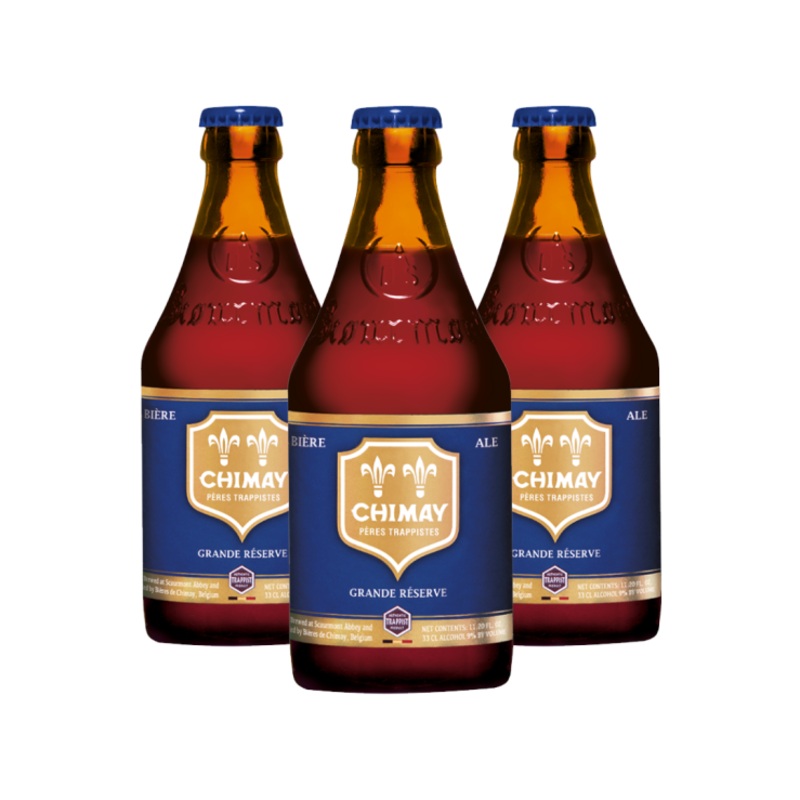 3x Chimay Blue 330ml