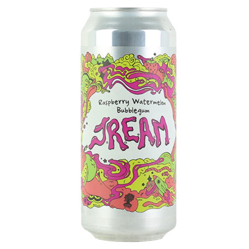 Burley Oak Raspberry Watermelon Bubblegum JREAM Sour Ale 16OZ SINGLE CAN