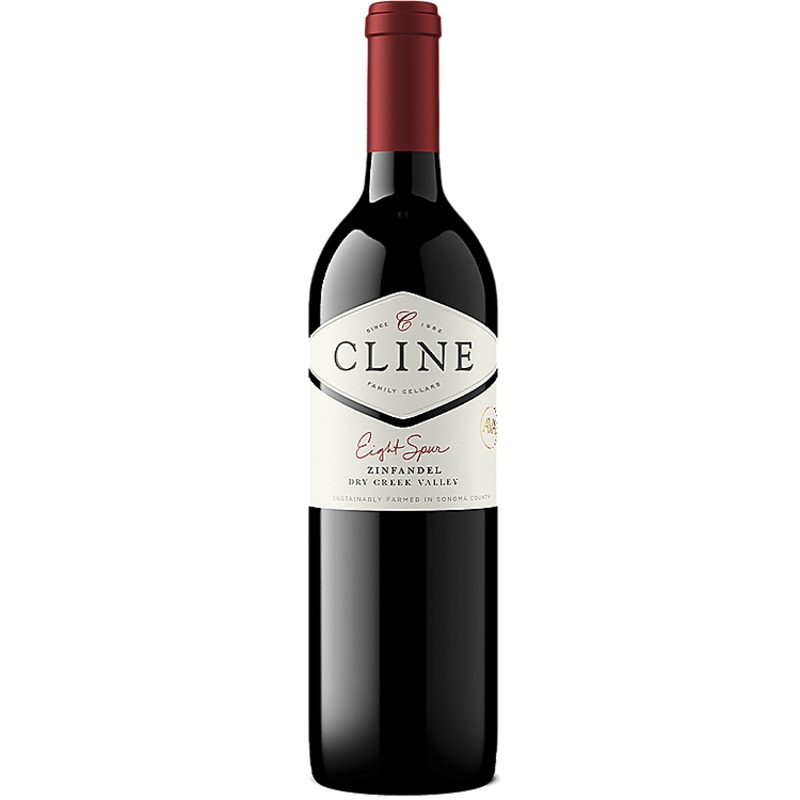 CLINE ZINFANDEL EIGHT SPUR DRY CREEK VALLEY 2021 750ML 750ML
