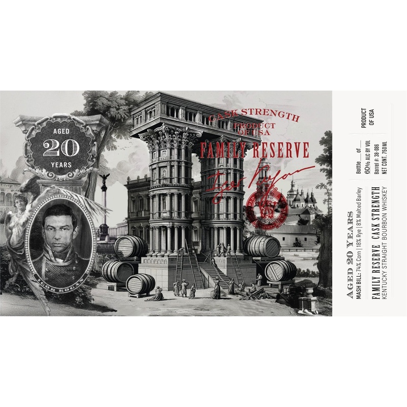Family Reserve 20 Year Old Cask Strength Kentucky Straight Bourbon Whiskey
