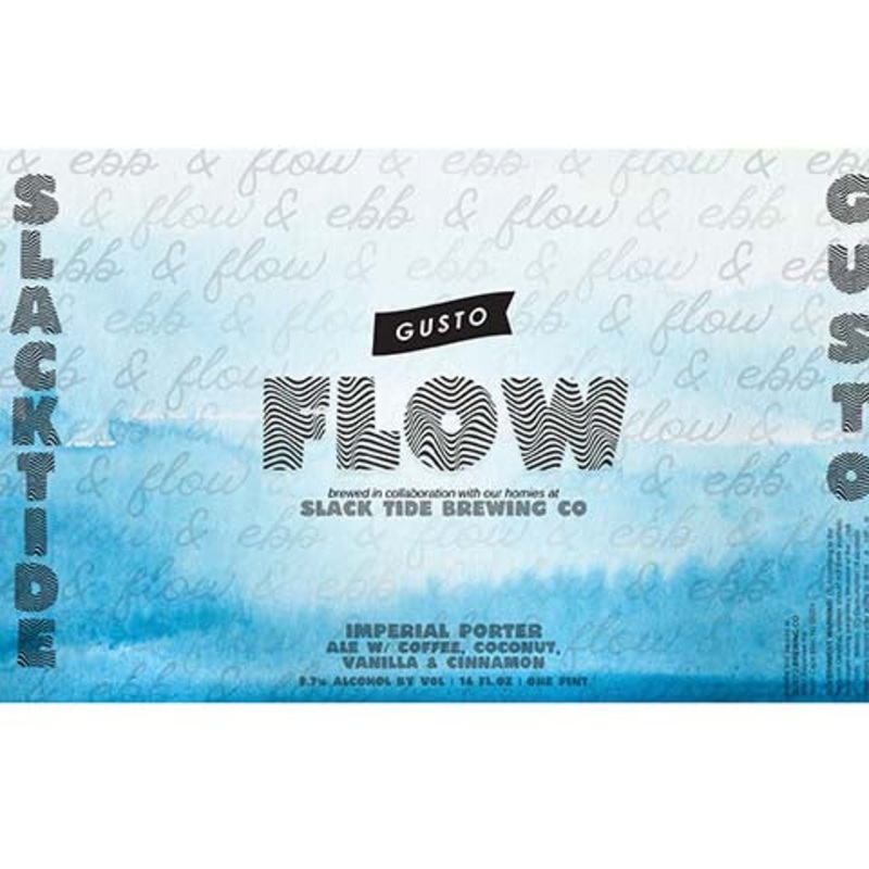 Gusto Flow Imperial Porter 16OZ SINGLE CAN