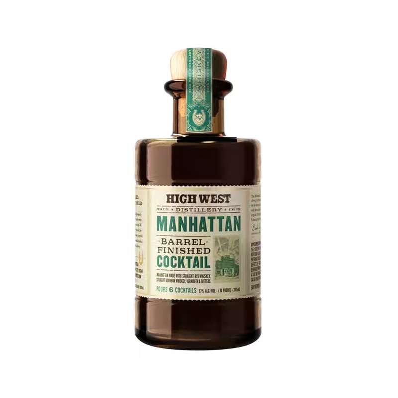 High West Distillery Manhattan Barrel Finished Cocktail 375ML