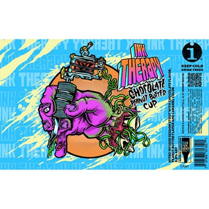 Imprint Beer Ink Therapy Chocolate Peanut Butter Cup Session Stout 16OZ SINGLE CAN