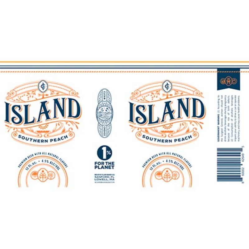 Island Southern Peach 12OZ SINGLE CAN