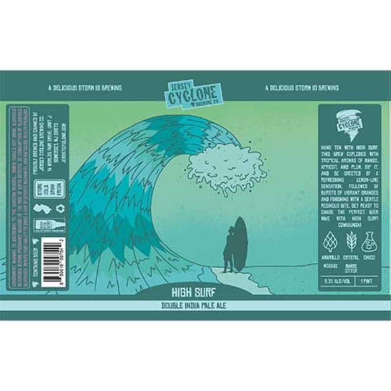 Jersey Cyclone High Surf DIPA 16OZ SINGLE CAN