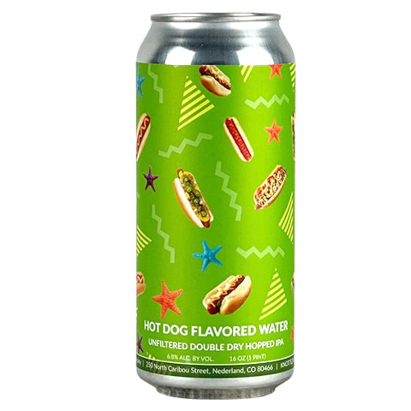 Knotted Root  'Hot Dog Flavored Water' unfiltered DDH IPA 16OZ SINGLE CAN