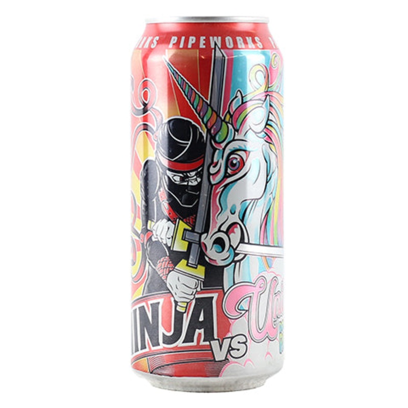 Pipeworks Ninja vs Unicorn DIPA 16OZ SINGLE CAN