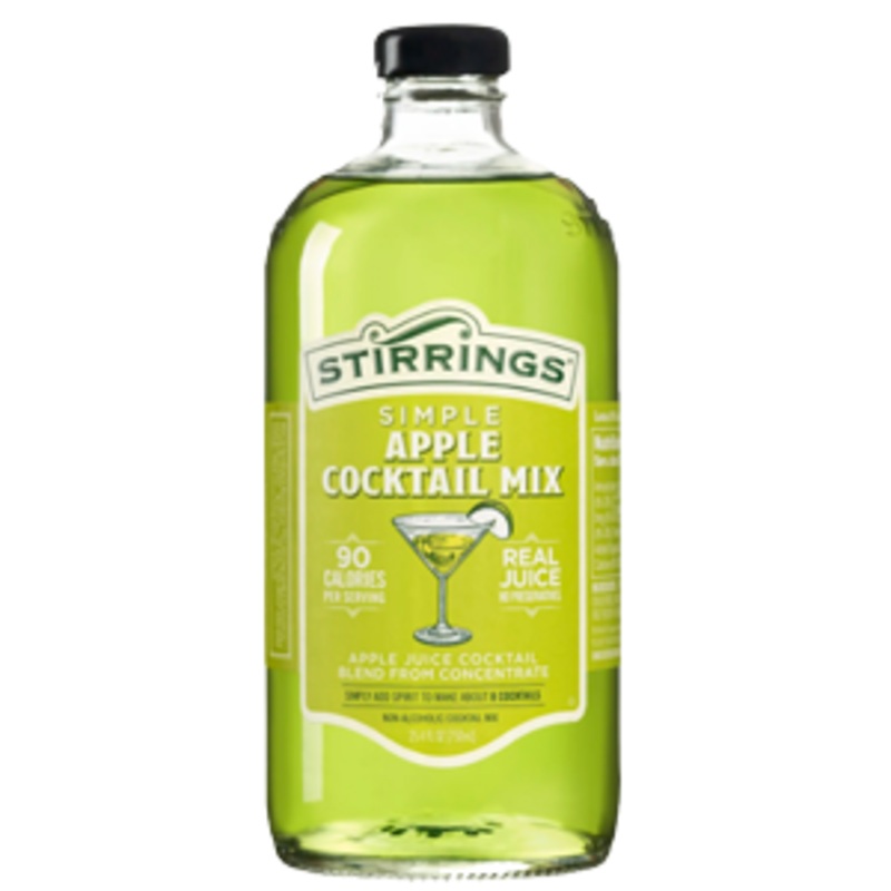 Stirrings Apple Cocktail Mix 750ml Bottle