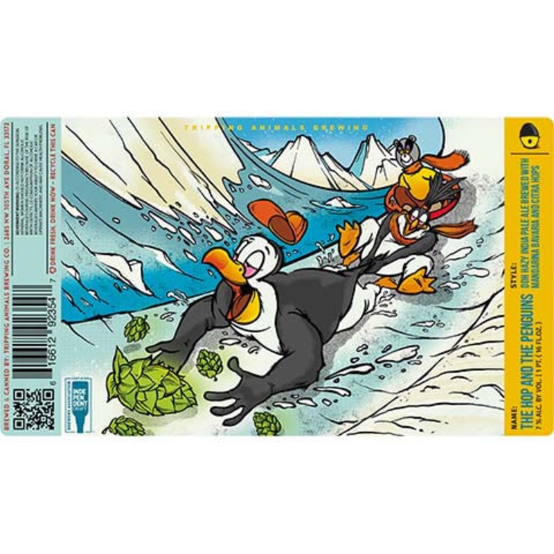 Tripping Animals The Hop and The Penguin Hazy IPA 16OZ SINGLE CAN