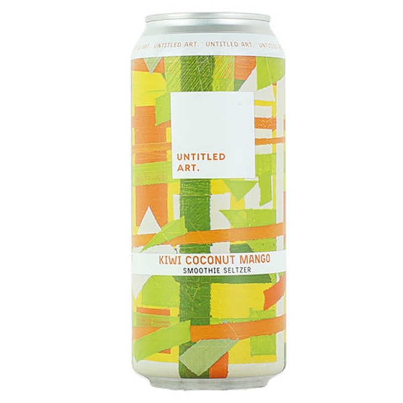 Untitled Art Kiwi Coconut Mango Smoothie Seltzer 16OZ SINGLE CAN