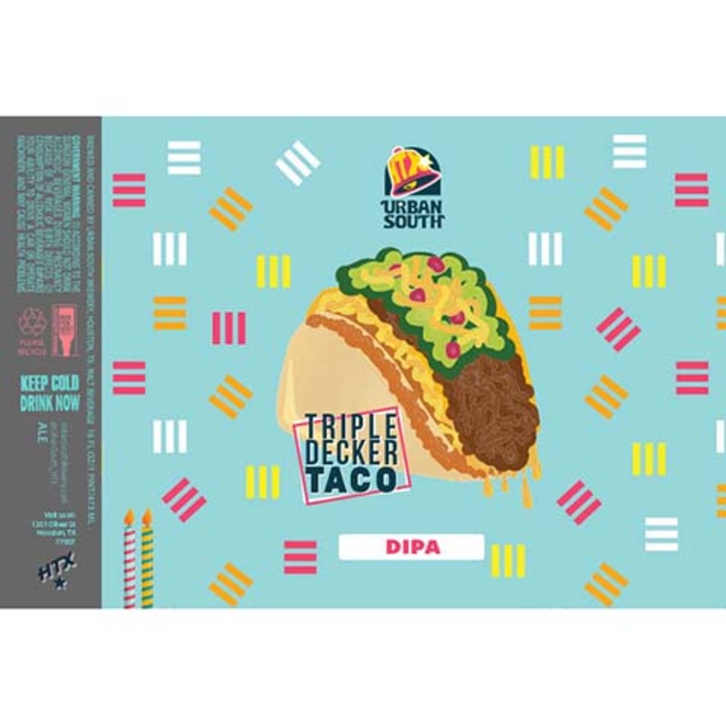 Urban South Triple Decker Taco DIPA 16OZ SINGLE CAN