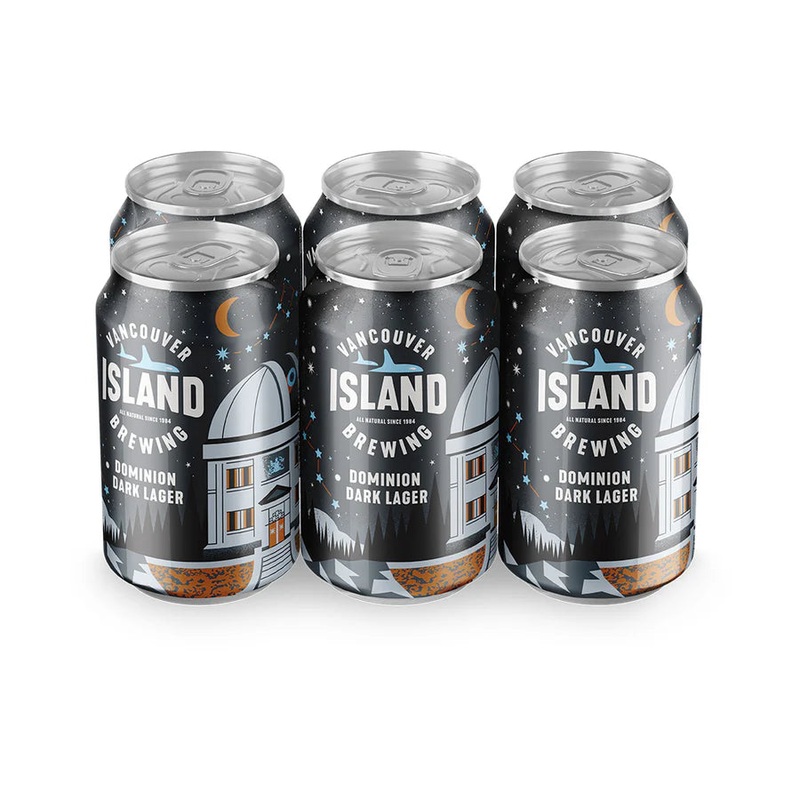 VANCOUVER ISLAND DOMINION DARK LAGER 355ML 6PK CAN @ Kelowna [1009294] 2130 ml