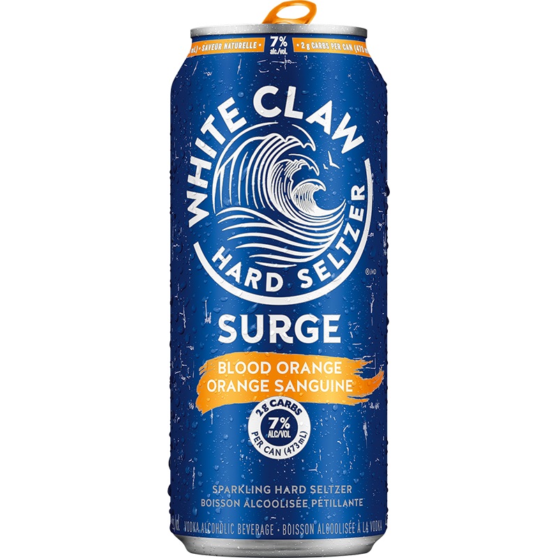WHITE CLAW HARD SELTZER SURGE BLOOD ORANGE 473ML CAN @ Signal Hill [1045530] 473 ml