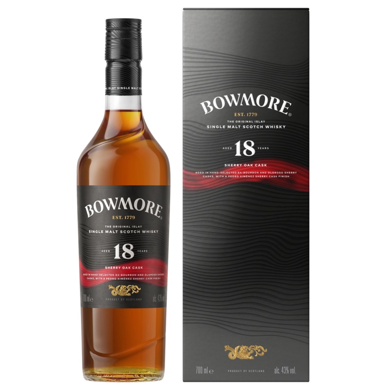 BOWMORE 18YR SHERRY OAK ISLAY SINGLE MALT SCOTCH 700ML @ St. Albert [1057131] 700 ml