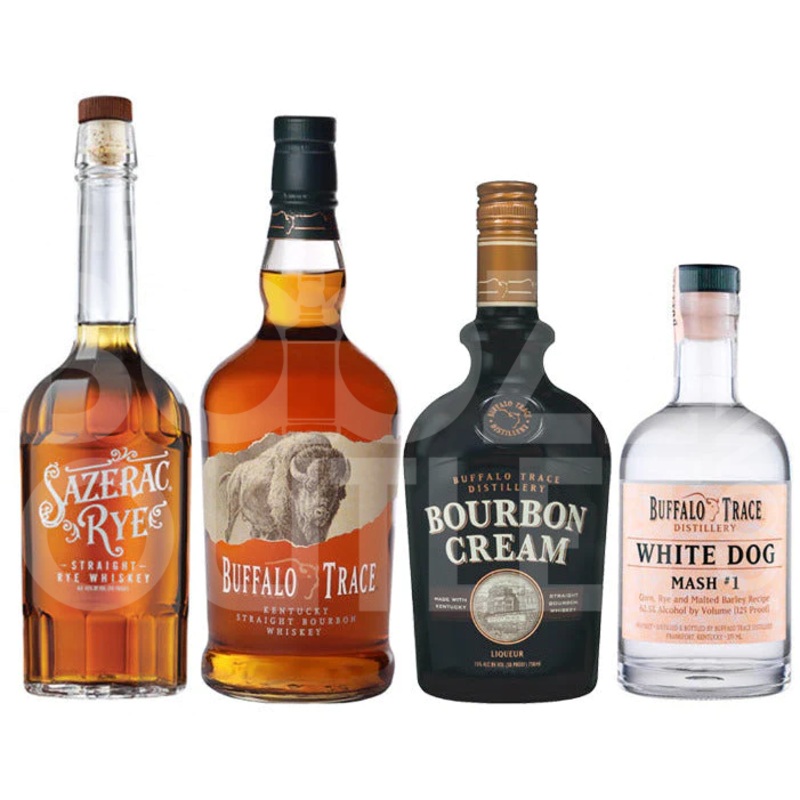 Buffalo Trace & Sazerac Rye & Bourbon Cream & White Dog Mash #1 Bundle