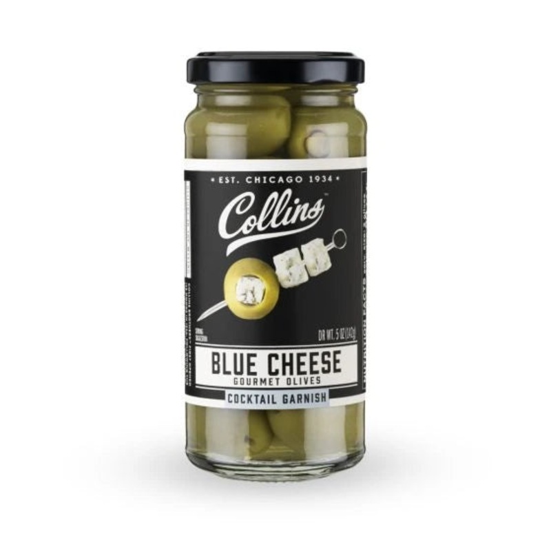 COLLINS BLUE CHEESE OLIVES 4.5OZ @ St. Albert [1047900] 148 ml