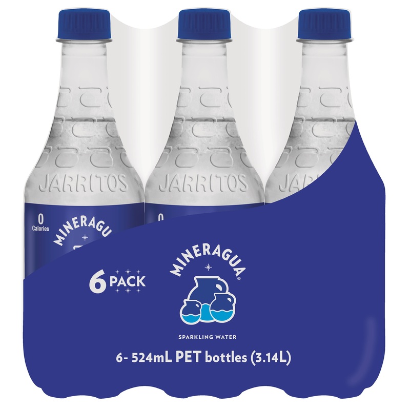 Jarritos Mineragua Club Soda 4x 6 Pack (524 ml Bottles)