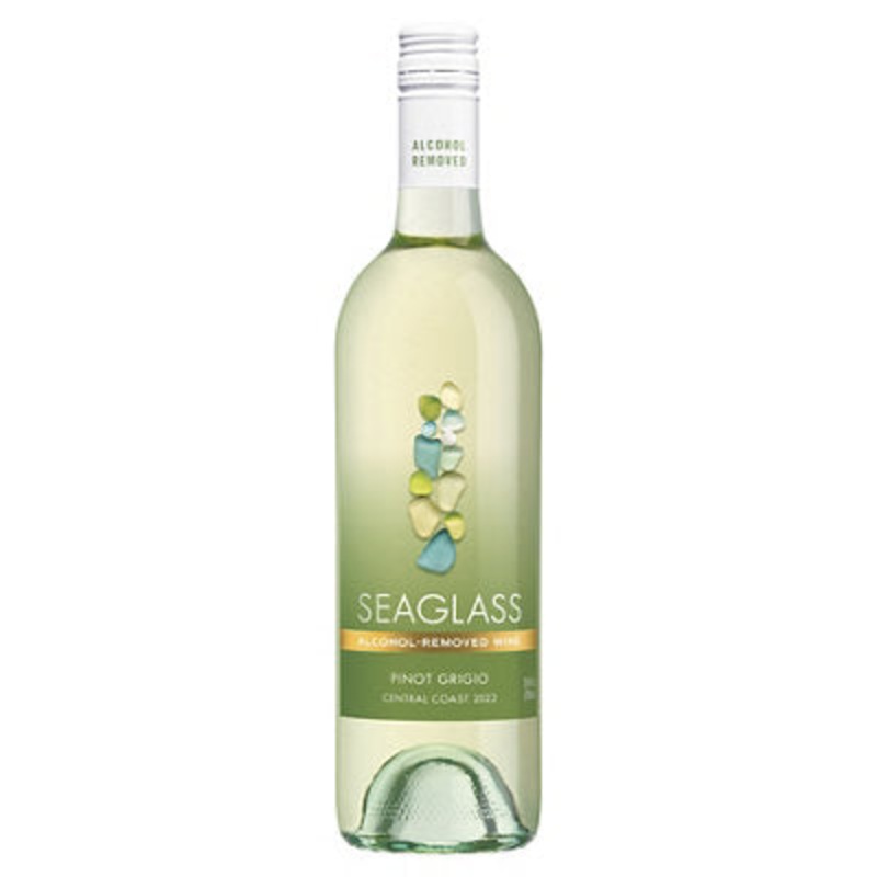 Seaglass Pinot Grigio Non-Alcoholic Wine Alcohol Removed 750ML