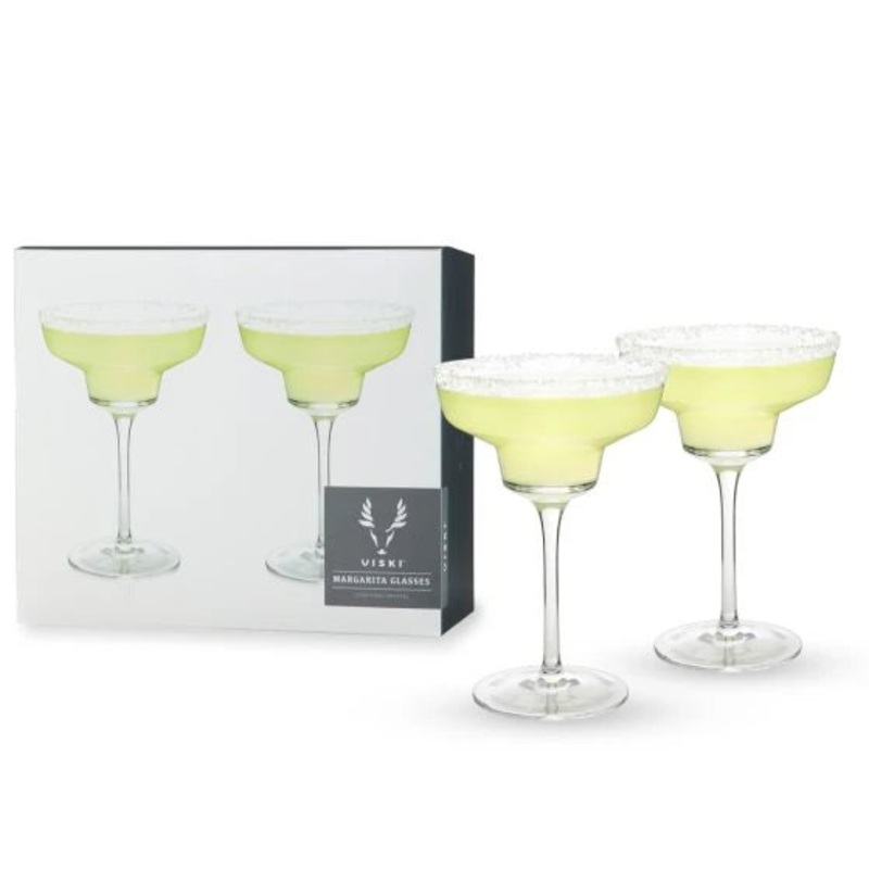 VISKI ANGLED CRYSTAL MARGARITA GLASSES @ Windermere [1009708] ml