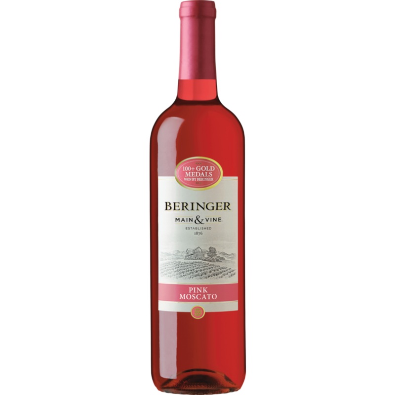 BERINGER MAIN & VINE PINK MOSCATO CALIFORNIA 750ML 750ML
