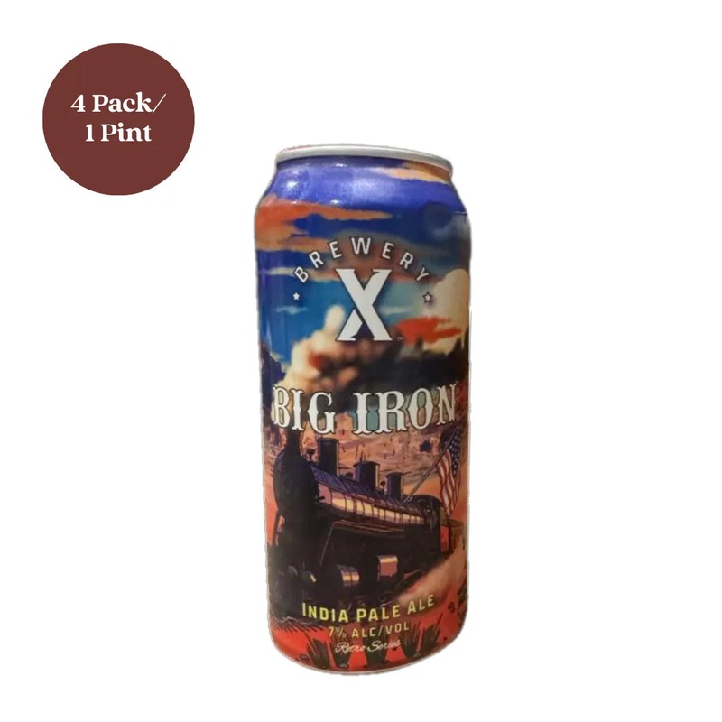 Brewery X Big Iron IPA Beer 4pk 1 pint Can