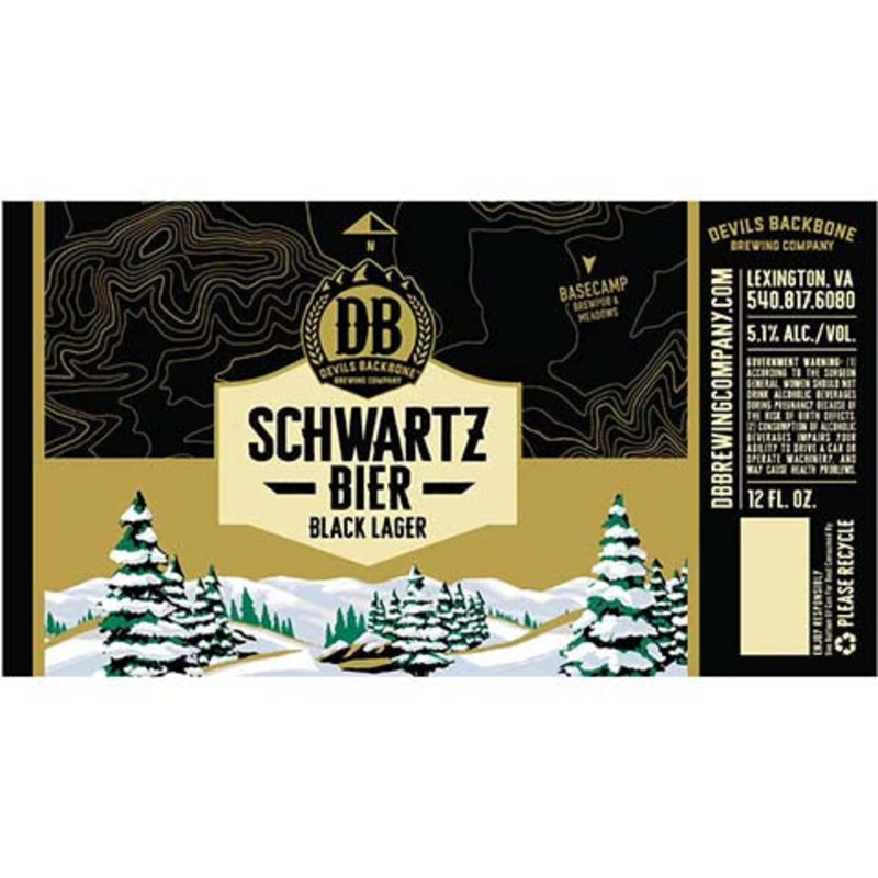Devil's Backbone Schwartz Bier Black Lager 12OZ SINGLE BTL