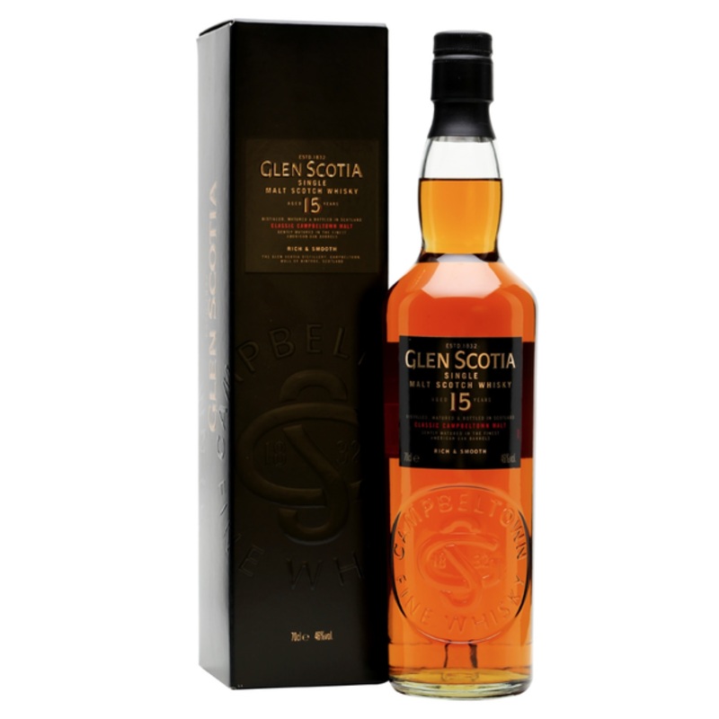 GLEN SCOTIA 15YR SINGLE MALT SCOTCH WHISKY 750ML @ Airdrie [1016192] 750 ml