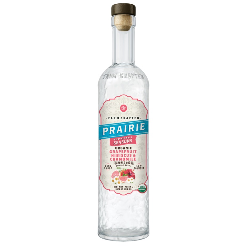PRAIRIE ORGANIC GRAPEFRUIT HIBISCUS CHAMOMILE VODKA 750ML @ St. Albert [1028220] 750 ml