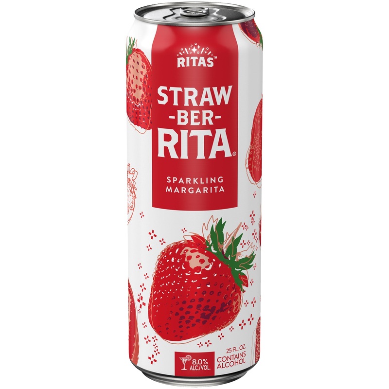 Straw-Ber-Rita 12 Pack (25 oz Cans)
